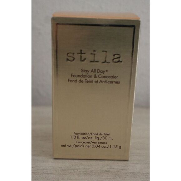 Stila Brown Sugar Plumping Lip Glaze & Medium 9 Foundation & Concealer - Picture 9 of 12